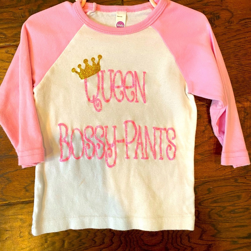 4T personalized baseball tee